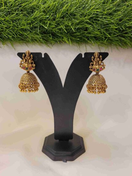 SIMPLE GODDESS LEKSHMI JUMKA