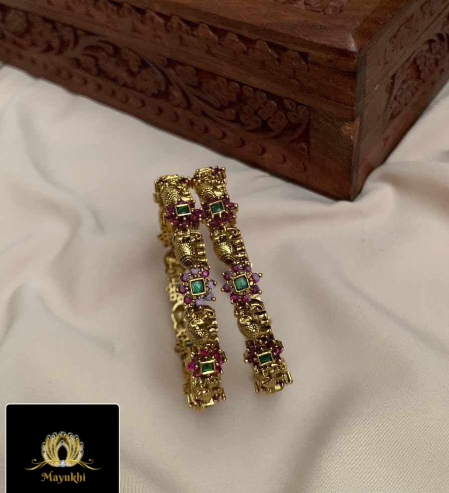 IMG-20240717-WA0010 PREMIUM ELEPHANT KEMP BANGLES - - Image 1