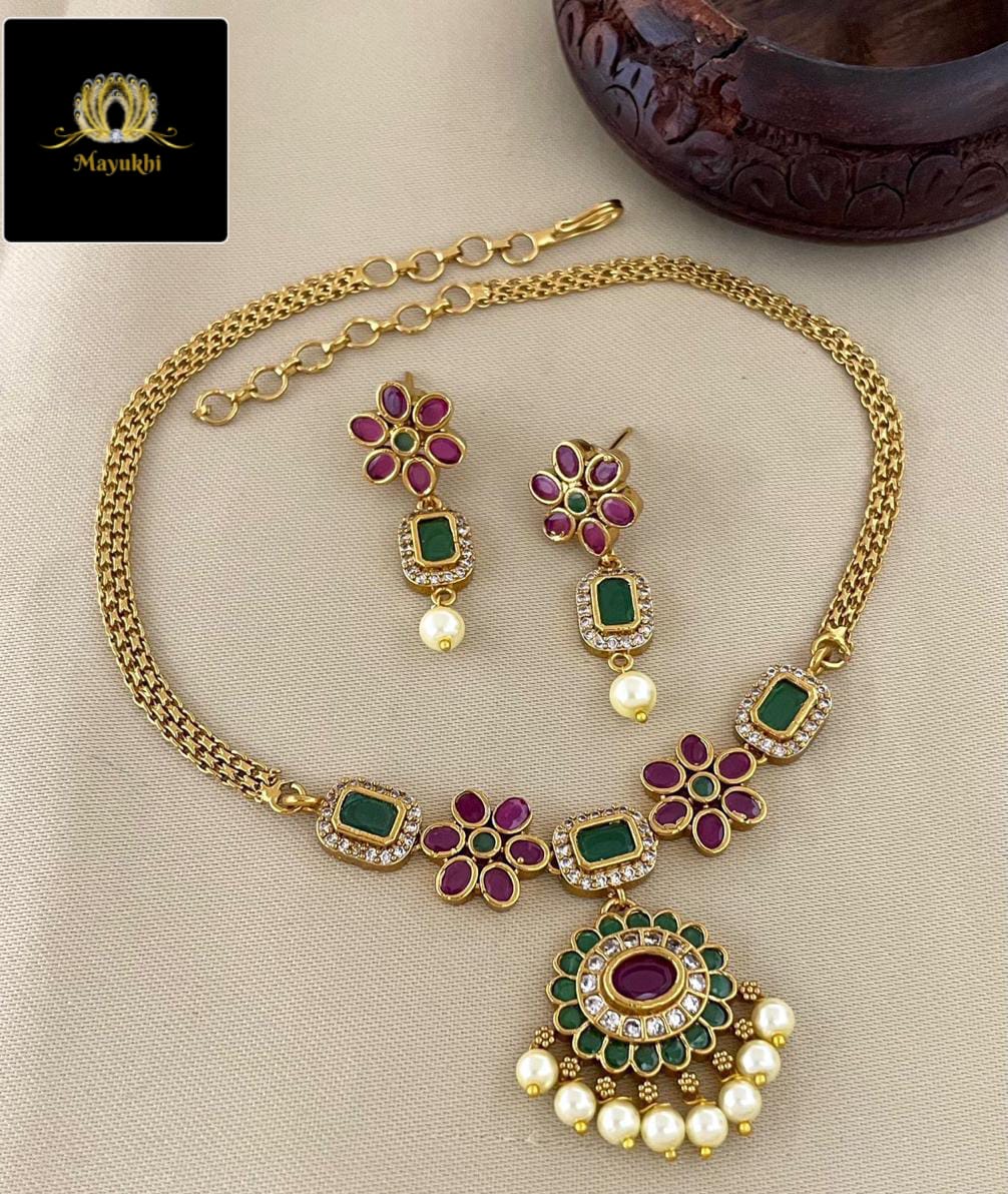 IMG-20240720-WA0038 ATTIGAI PREMIUM LOOK NECKPIECE - Image 1
