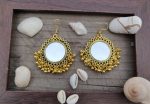 ORIGINAL MIRROR EARRINGS - GOLD TONE