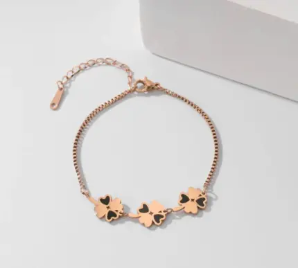 Stainless Steel Butterfly Link Bracelet