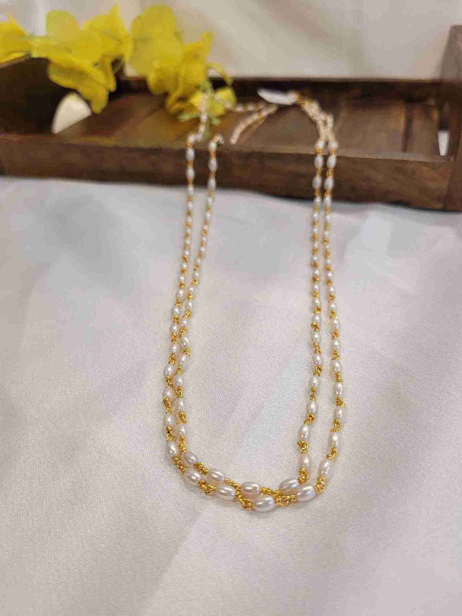 20241112_120629_11zon DOUBLE LAYER PEARL CHAIN - Image 1