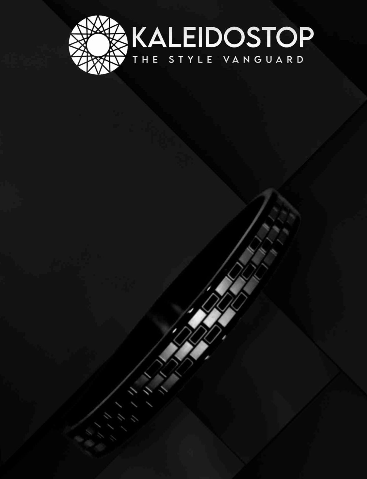 Picsart_25-01-01_20-51-05-370_11zon Black Bracelet Kada - K708 - Image 1