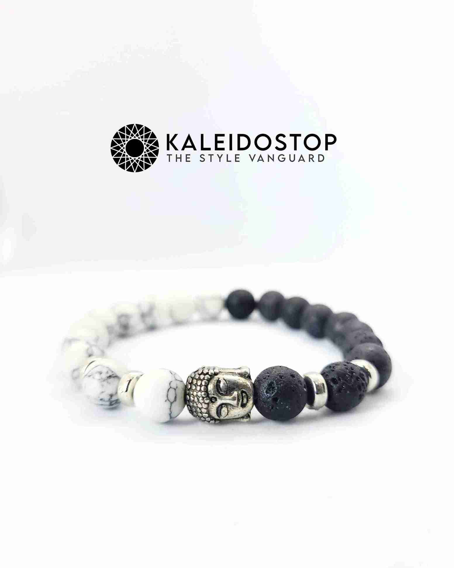 Picsart_25-02-07_08-26-07-042_11zon BUDDHA EMBELLISHED WHITE BRACELET - K732 - Image 1