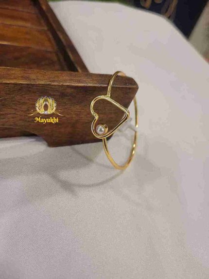 BRASS HEART SIMPLE KADA - ADJUSTABLE