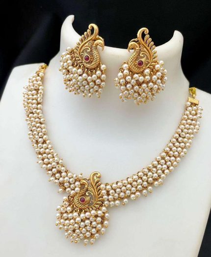 PEARL MAYUKHI NECKLACE