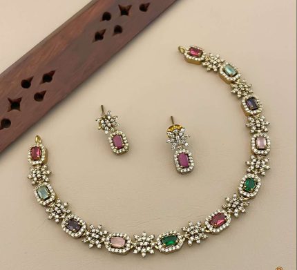 PREMIUM AD STONE BRIDAL NECKPIECE