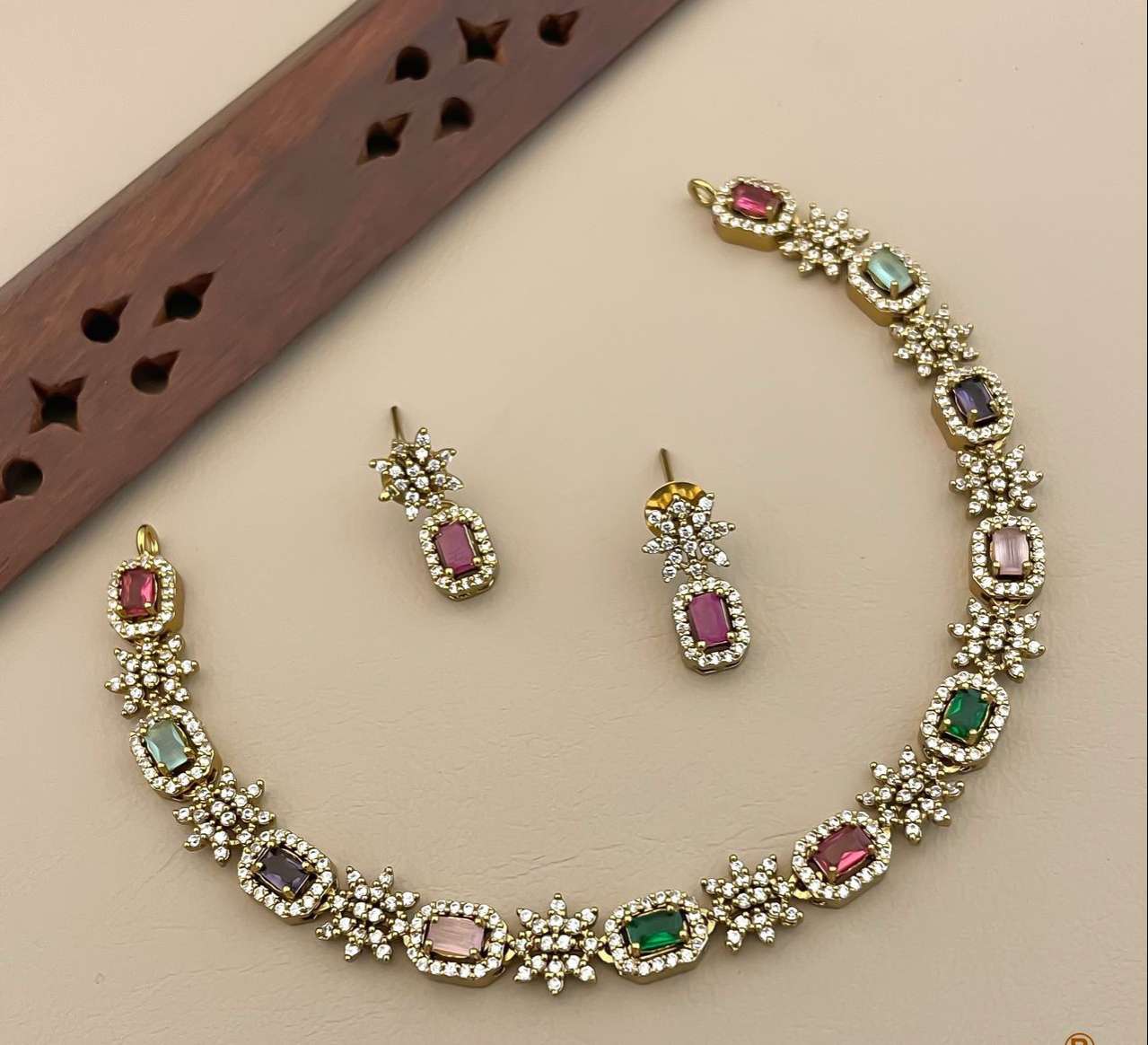 Compress_20250620_214733_3710 PREMIUM AD STONE BRIDAL NECKPIECE - Image 1
