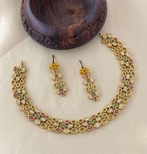 Compress_20250620_225527_7540 DRISHIKA AD STONE NECKLACE - Image 1