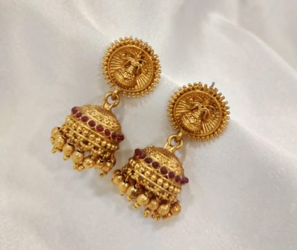 PREMIUM ANTIQUE  DEVI JUMKA -RUBY STONE