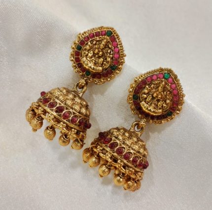 PREMIUM ANTIQUE DEVI JUMKA -MULTI STONE