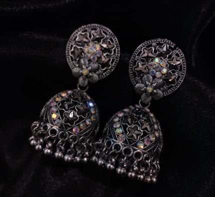 GERMAN SILVER BLACK JUMKA MED SIZE