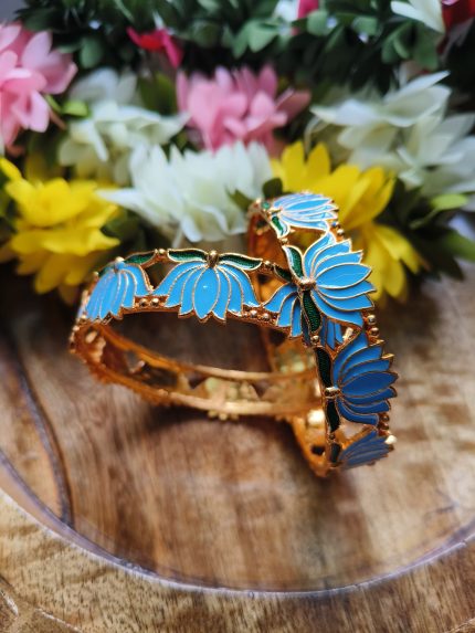 LOTUS BANGLES BLUE