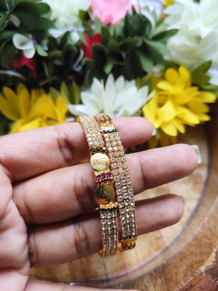 COIN STONE BANGLES