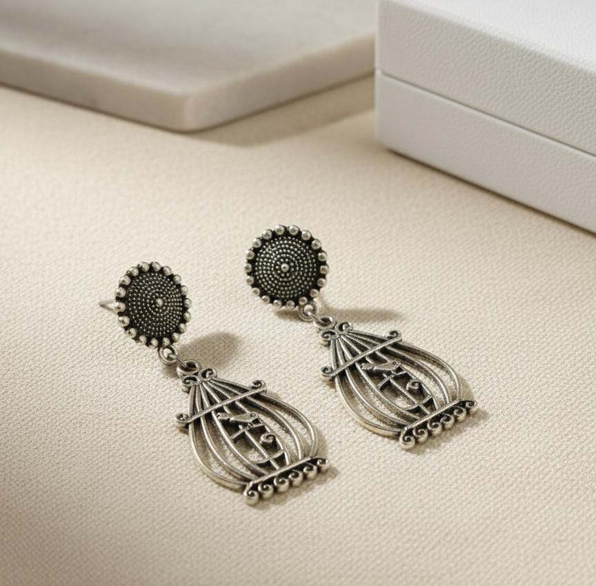 IMG-20250924-WA0016 PARROT CAGGED EARRING - Image 1