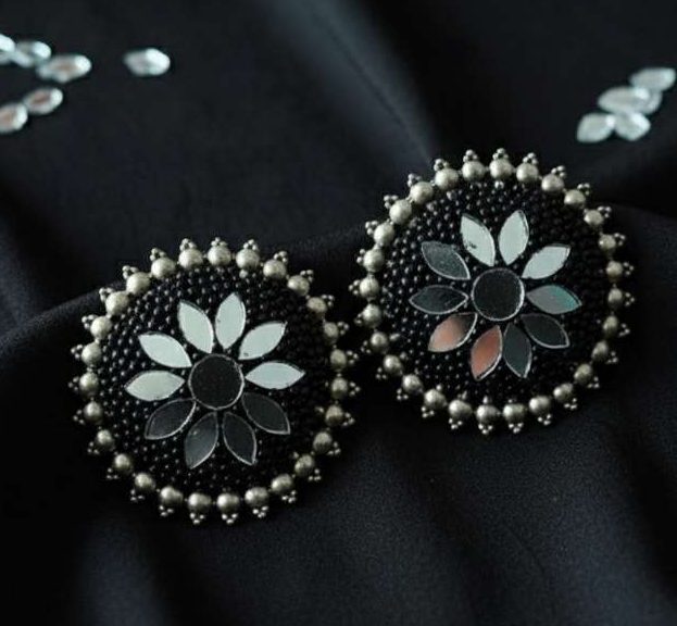 Compress_20251014_152208_8401 FLORAL CHAKRA EARRINGS - Image 1
