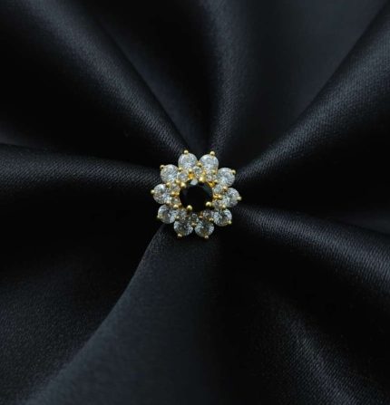 WHITE ROYAL BLUE STONE NOSEPINS