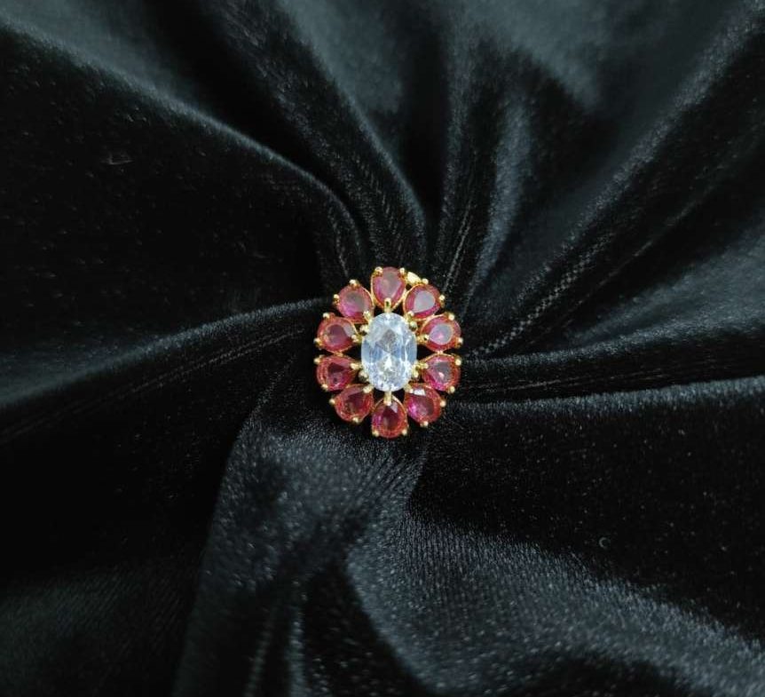 Compress_20251015_210536_6553 BRIGHT RED AND PEARL NOSEPINS - PREMIUM - Image 1