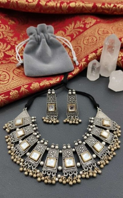 SILVER TONE STATEMENT BOHEMAN DESIGN