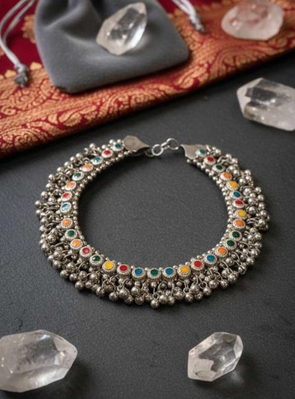 MULTI COLOUR GUNGUROO NECKPIECE