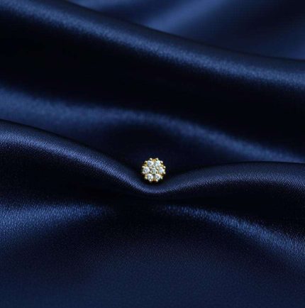 WHITE GLITTERS NOSEPINS