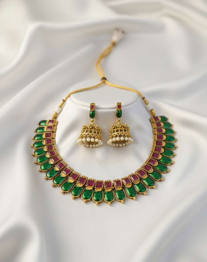 Compress_20251106_133206_6944 PREMIUM PALAKKA GREEN AND PINK - Image 1
