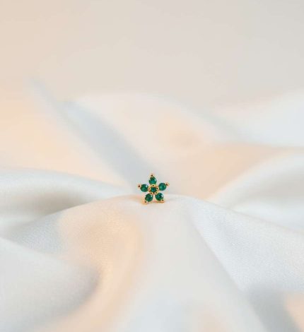 PANCHA PUSHPA EMERALD GREEN