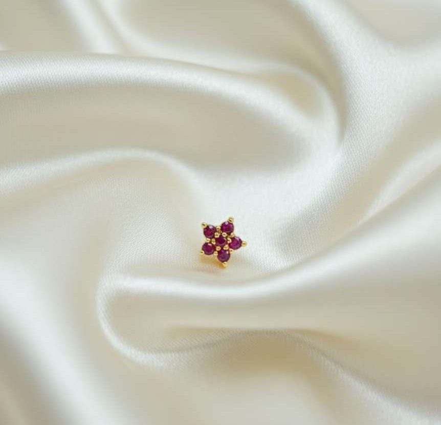 Compress_20251222_115338_8589 CUTE RUBY FLOWER 5-PETAL - Image 1
