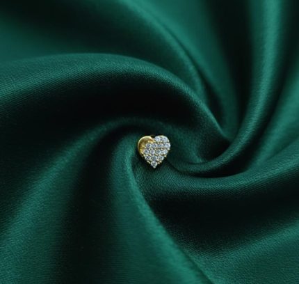 CUTE HEART DESIGNER NOSEPINS