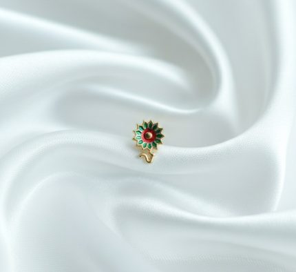 ITALIAN NOSEPINS- SUNFLOWER GREEN