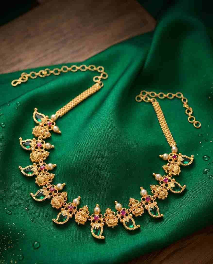 Compress_20260526_133549_9359 DEVI PALAKKA GREEN NECKLACE - Image 1