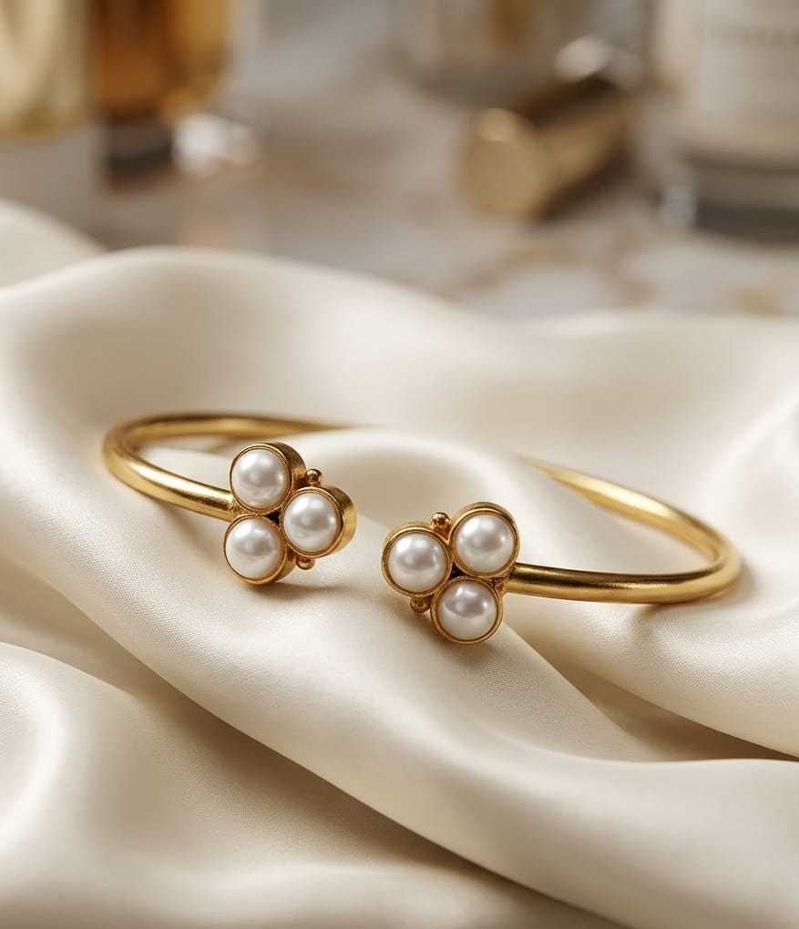Compress_20260526_133552_2643 ADJUSTABLE PEARL BANGLE - Image 1