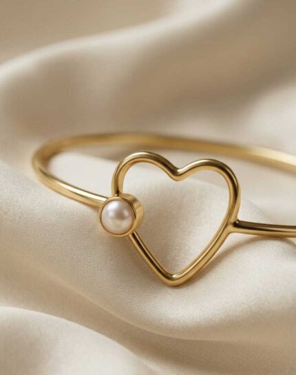 ADJUSTABLE PREMIUM HEART PEARL KADA
