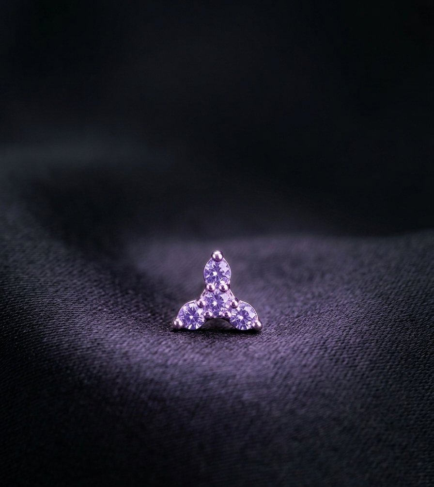 Compress_20260703_115958_8474 DESIGNER SERIES - TRIVENI - LAVENDER - Image 1
