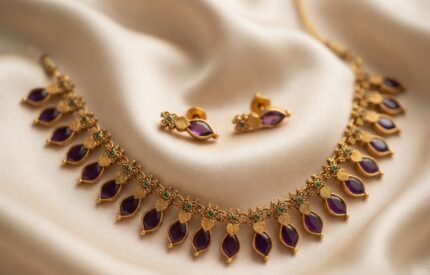 PALAKKA NECKLACE - DEEP MAROON