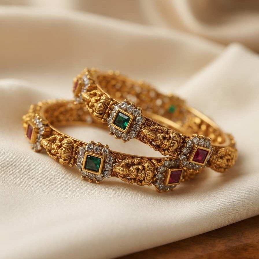 Compress_20260728_134203_3841 KEMP AND AD STONE MIX DEVI BANGLE - Image 1