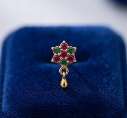 DANGLER FLORAL NOSEPIN