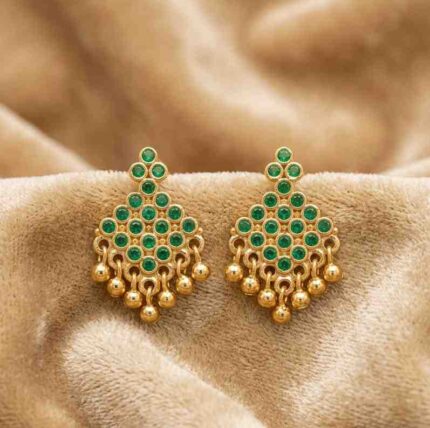 1 GM GOLD PLATED DAILY WEAR EARRINGS -DESIGN 7