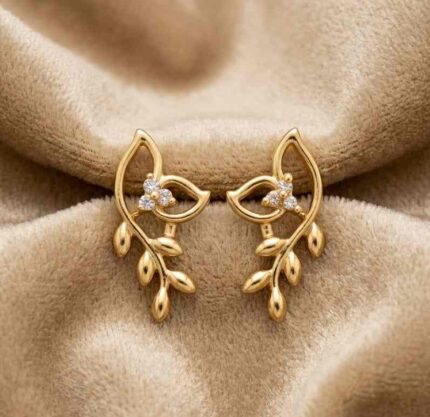 1 GM GOLD PLATED DAILY WEAR EARRINGS -DESIGN 10